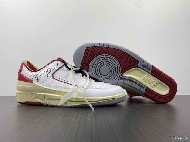 DJ4375-106 2 SP Red Off-White White Low Retro Jordan 1205